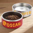 Personalized Custom Food & Water Bowl