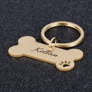 Doggy Bone Personalized Custom ID Tag