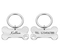 Doggy Bone Personalized Custom ID Tag