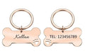 Doggy Bone Personalized Custom ID Tag
