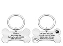 Doggy Bone Personalized Custom ID Tag