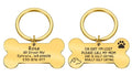 Doggy Bone Personalized Custom ID Tag