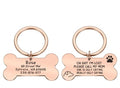 Doggy Bone Personalized Custom ID Tag