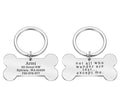 Doggy Bone Personalized Custom ID Tag