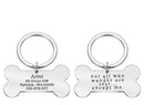 Doggy Bone Personalized Custom ID Tag