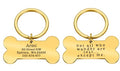 Doggy Bone Personalized Custom ID Tag