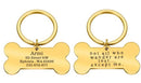 Doggy Bone Personalized Custom ID Tag
