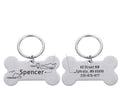 Doggy Bone Personalized Custom ID Tag