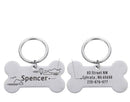 Doggy Bone Personalized Custom ID Tag