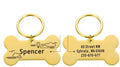Doggy Bone Personalized Custom ID Tag
