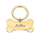 Doggy Bone Personalized Custom ID Tag