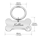 Doggy Bone Personalized Custom ID Tag