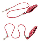 Floral Rope Leash w/ Handle