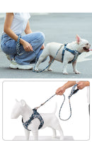 Floral Rope Leash w/ Handle