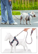 Floral Rope Leash w/ Handle