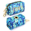 Personalized Floral Poop Bag, Snack & Accessories Holder
