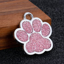 Big Paw Print Personalized Custom Dog Tag