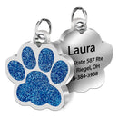 Big Paw Print Personalized Custom Dog Tag