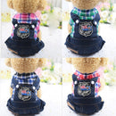 Denim Overalls for dogs - Onesie