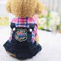 Denim Overalls for dogs - Onesie