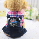 Denim Overalls for dogs - Onesie