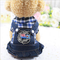 Denim Overalls for dogs - Onesie
