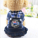 Denim Overalls for dogs - Onesie