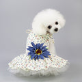 Angel Princess Dress for dogs - Dress, Flowers, Skirt, Spring, Summer