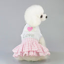 Angel Princess Dress for dogs - Dress, Flowers, Skirt, Spring, Summer